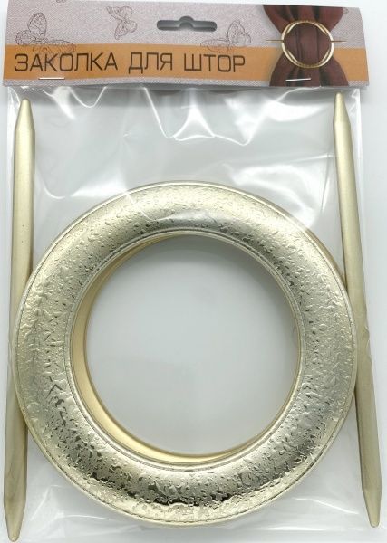 Декор Круг d150 мм мокрое золото С001-1а MISLT