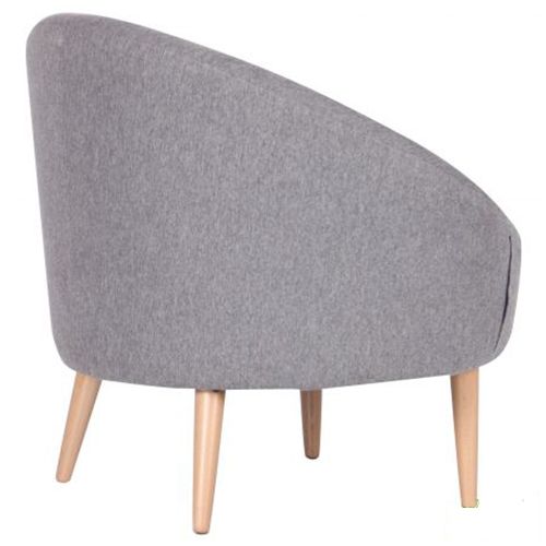 Кресло AMF Art Metal Furniture Эклипс серый 