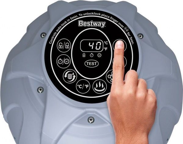 Бассейн надувной Bestway Lay-Z-Spa Paris AirJet 54148 196х66 см