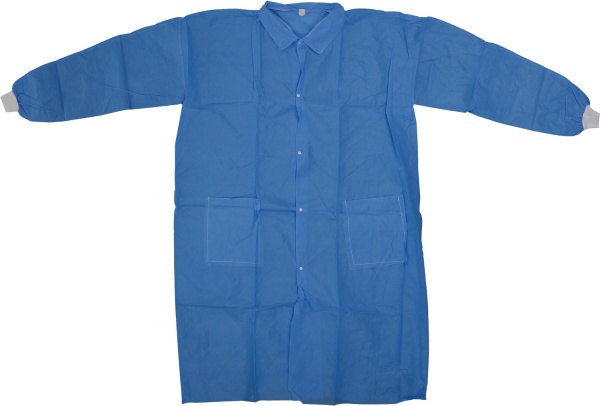 Халат рабочий Tempo защитный малярный р. XL голубой
