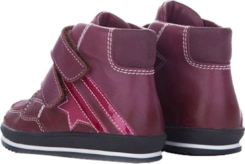 Полуботинки MiracleMe 4516 р.33 вишневый 34-6-45-1 