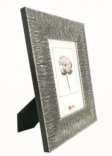 Рамка для фото Арт-Сервіс ЭА-01674 10x15 см сріблястий із коричневим