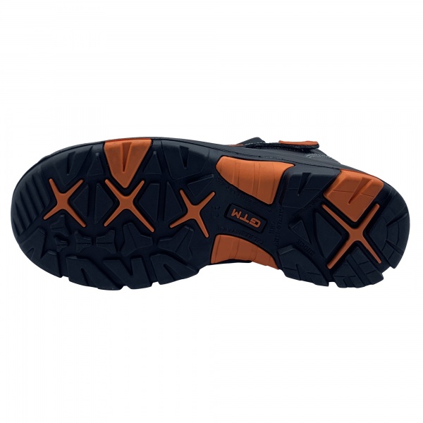 Ботинки рабочие GTM с металлическим носком р.44 SM-072 черный