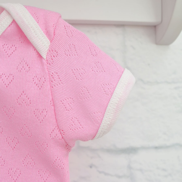 Боди детское для девочки Blanka Сердечко р.74 розовый 110286 