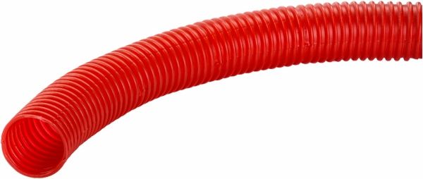 Гофра для изоляции Lion МПТ и Pex труб d-29мм красный