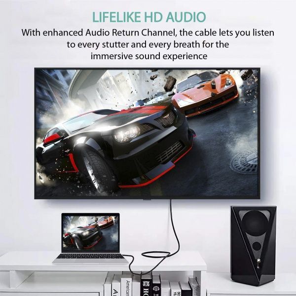 Кабель Promate HDMI 2 м чорний (prolink8K-200.black) 