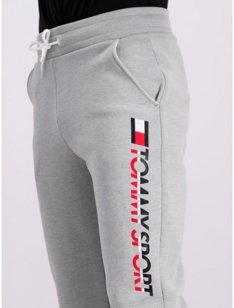 Брюки Tommy Hilfiger Sport FLEECE HBR LOGO JOGGER S20S200189001 р. L светло-серый