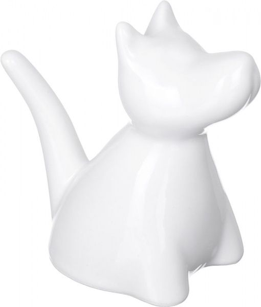Подставка для украшений Слон 7 см белый