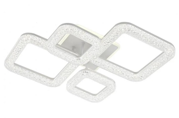Люстра стельова Victoria Lighting LED з пультом 75 Вт білий Clyde/PL4 white