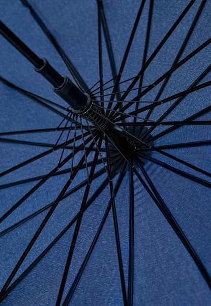 Зонт-трость KRAGO 16 спиц синий 