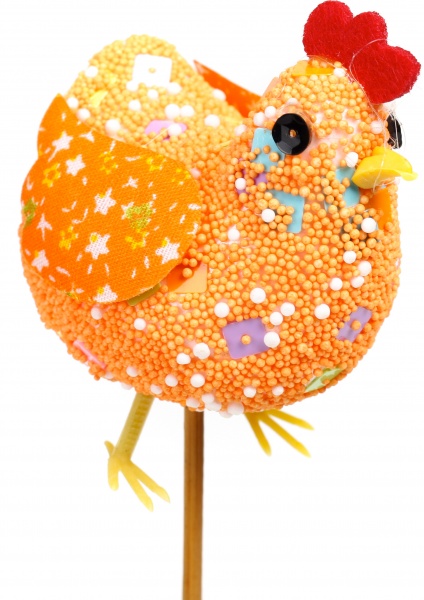 Декорация пасхальная Shunda Курочка 6х27 см в ассортименте (SD12-203162)