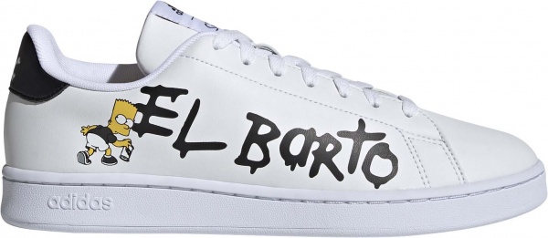 Кроссовки Adidas ADVANTAGE GZ5306 р.UK 8 бело-черный