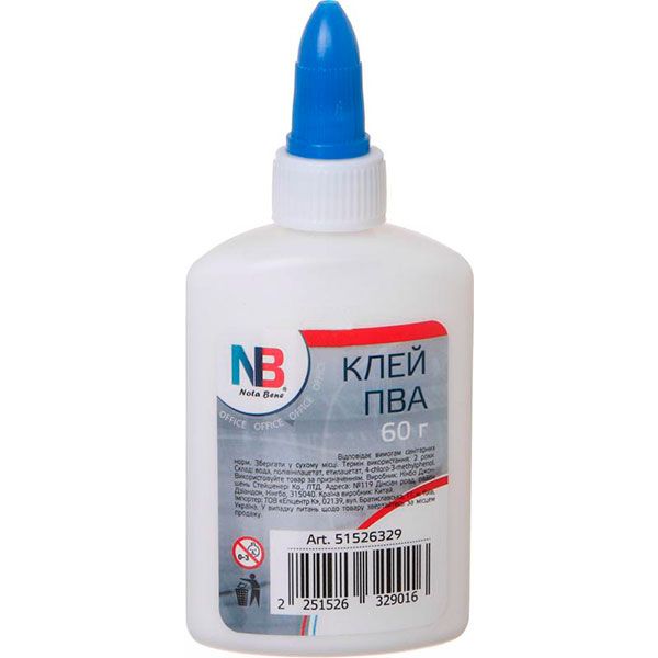 Клей ПВА 60 г Nota Bene