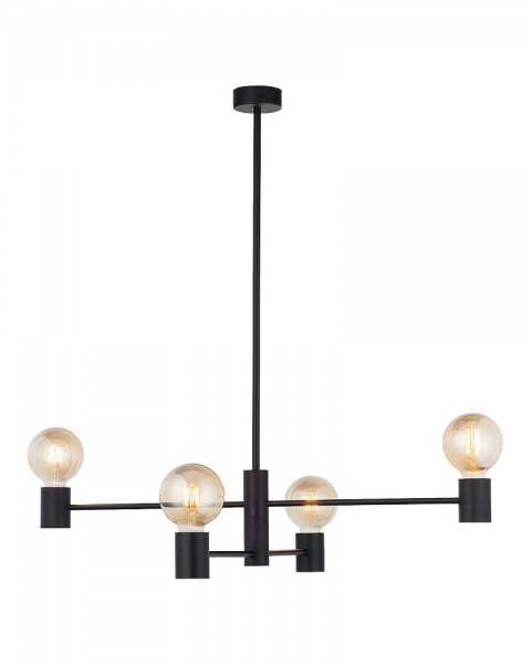 Люстра подвесная Nowodvorski Radius 4x60 Вт E27 черный 7931 