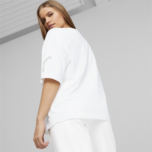 Футболка Puma POWER COLORBLOCK TEE 67363602 р.L белый