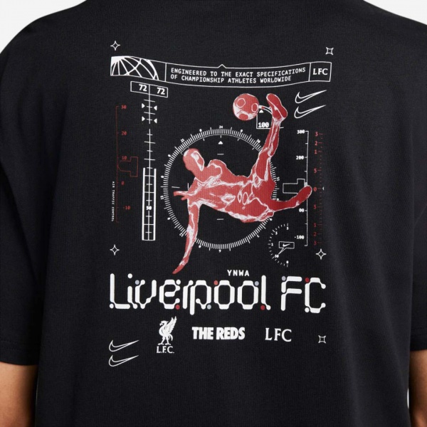 Футболка Nike LFC AIR TRAFFIC TEE DZ3657-010 р.M чорний