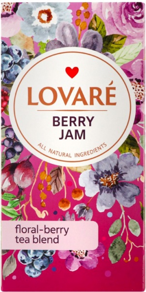 Чай Lovare «Berry Jam» пакетированный (24x1,5 г) 24 шт. 