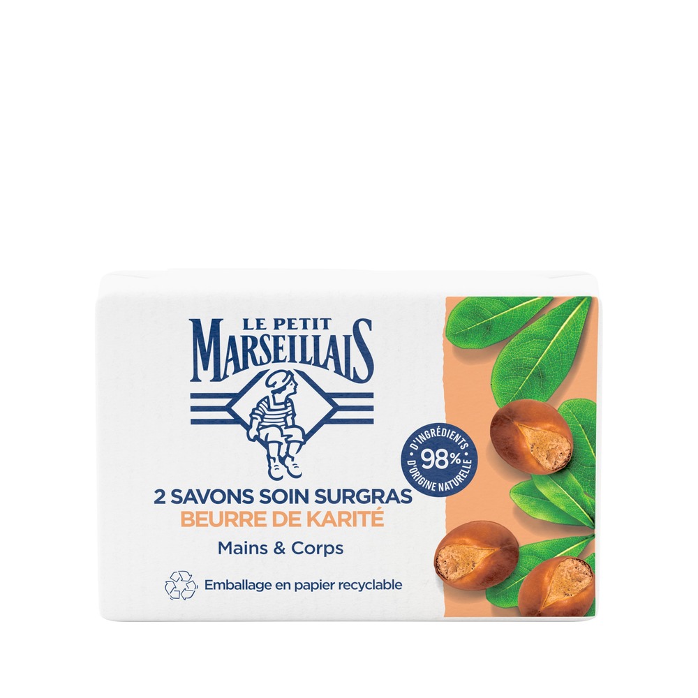 Мило Le Petit Marseillais з олією Ши 200 г 2 шт./уп.