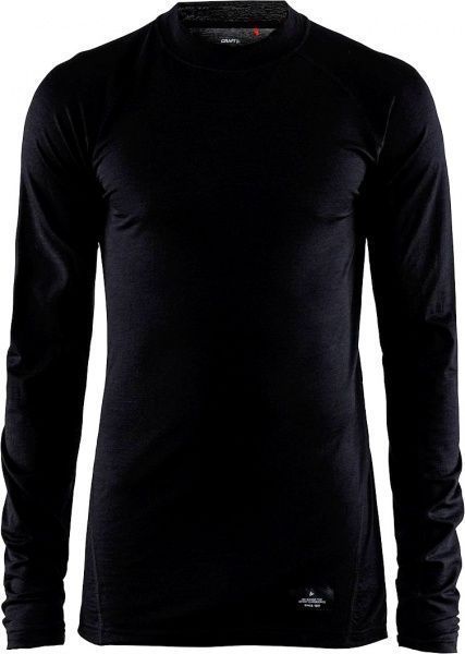 Термофутболка Craft Merino Lightweight CN LS Man 1906618-999000 S чорний