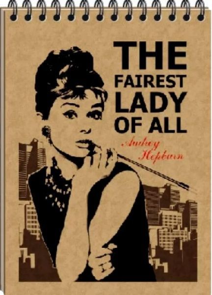 Блокнот А5 на спіралі 80 аркушів KF5180K Kraft