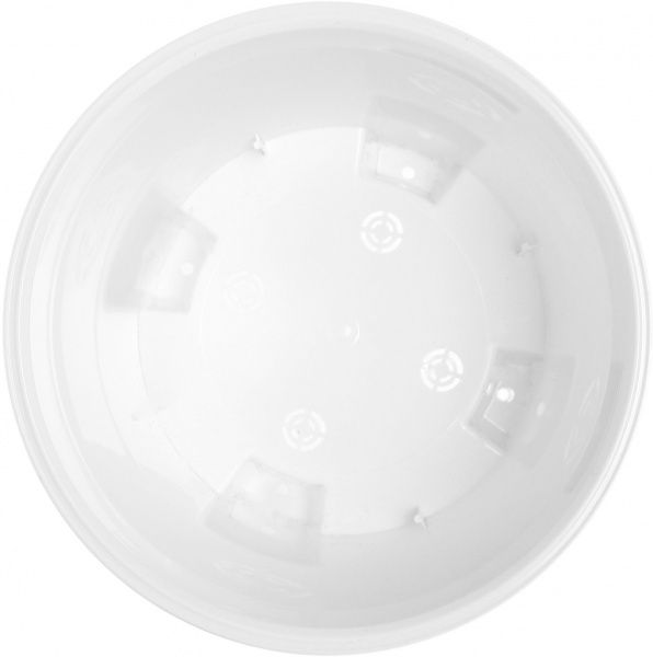 Горщик пластиковий Santino Арте круглий 3,5л ліловий/білий 