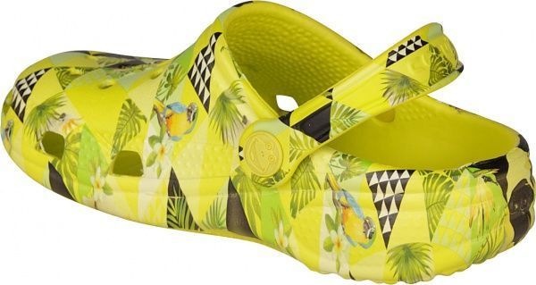 Сабо Coqui Big Frog Printed 8115-221-1300 р. 28-29 жовтий