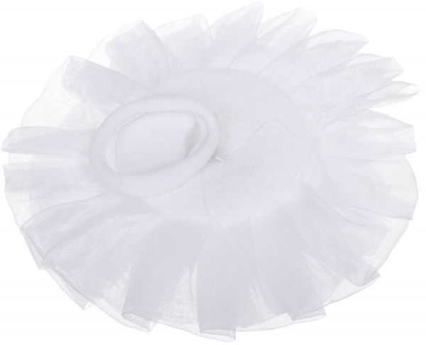 Бант Акцент класичний Р4506 10 см білий