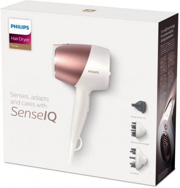 Фен Philips DryCare Prestige SenseIQ SenseIQ BHD827/00 