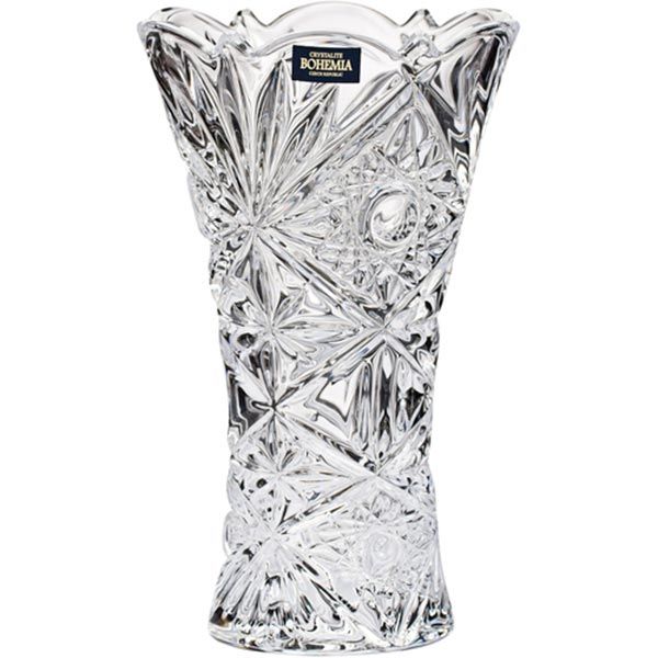 Ваза стеклянная прозрачная Miranda b89001-99018 (250 мм) Bohemia