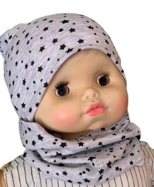 Комплект шапка + снуд дитячі Моя планета р.50 Нб2305 