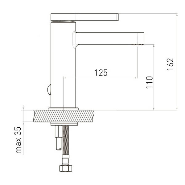 Смеситель для умывальника VOLLE Mora 1537.010101