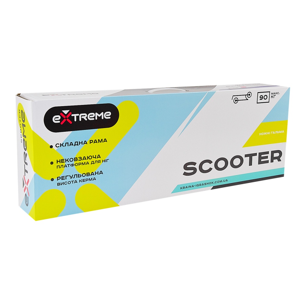 Самокат Shantou городской 2-х колесный зеленый SK2434 Green