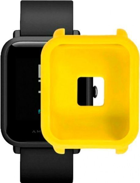 Накладка силиконовая Amazfit Smart Band Bip yellow 459586 