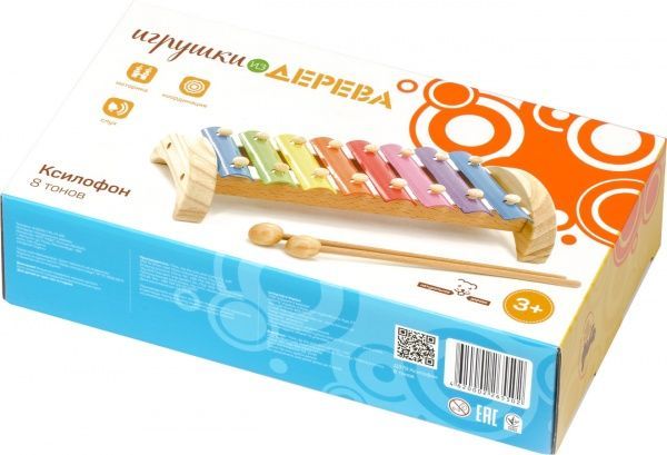 Ксилофон Іграшки з дерева 8 тонов деревянный