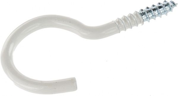 Шуруп универсальный с C-крюком 3,3x50 мм 4 шт белый Expert Fix