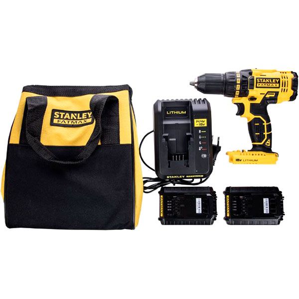 Шуруповерт акумуляторний Stanley FatMax FMC601C2S FMC601C2S