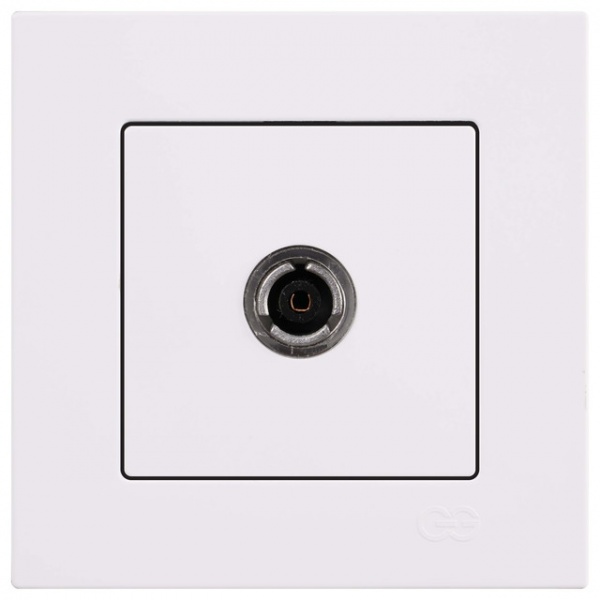 Розетка TV оконечная Gunsan Eqona белый 01 40 11 00 100 122