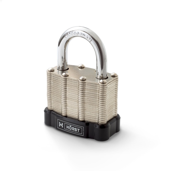 Замок навісний Horst HR-3LS-50E 3 шт. відкритий (амбарний) 
