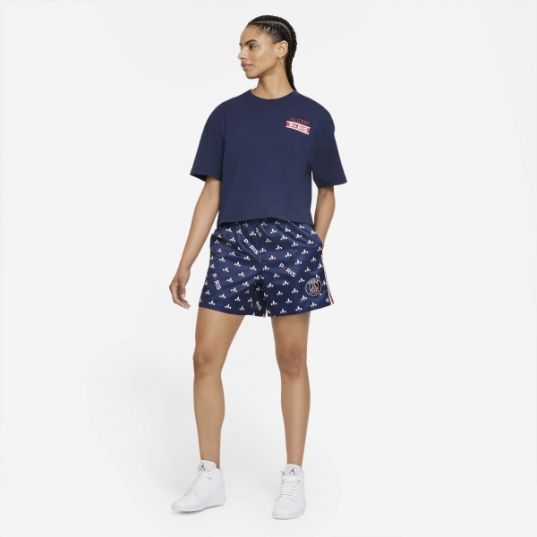 Футболка Jordan W J PSG SS TEE DC0457-410 р.M синій