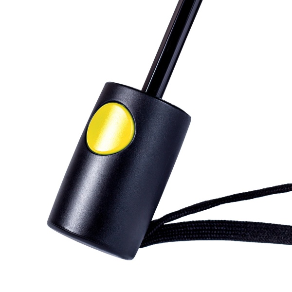 Парасолька Bergamo полуавтомат Sky 7040008 чорний/жовтий 