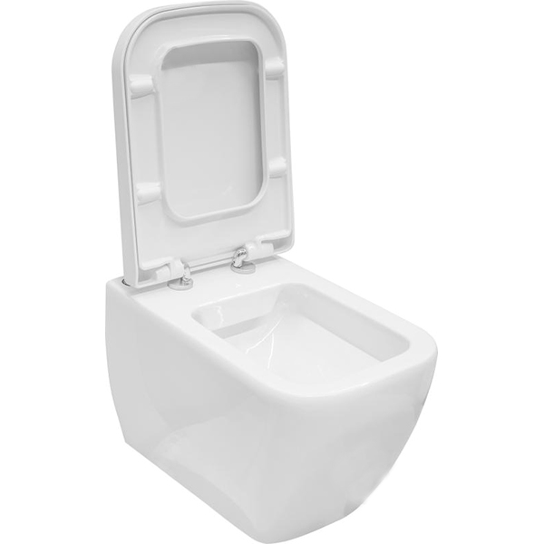 Унитаз консольный R.A.K. Metropolitan Rimless с сиденьем soft-close