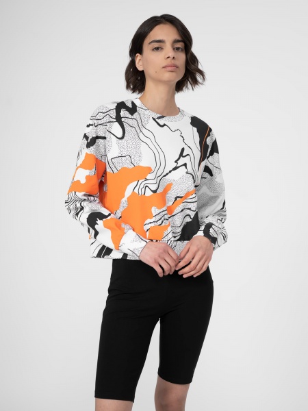 Свитшот 4F 4FSS23TSWSF250-90A р. XL разноцветный