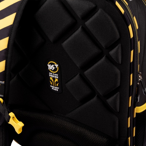 Ранец полукаркасный YES Sport S-96 Never Quit черный