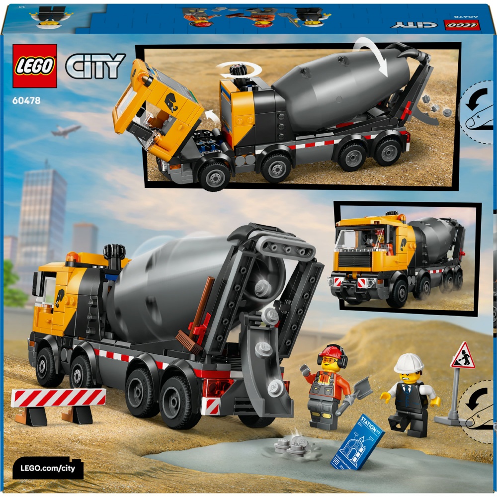 Конструктор LEGO City Бетонозмішувач 60478