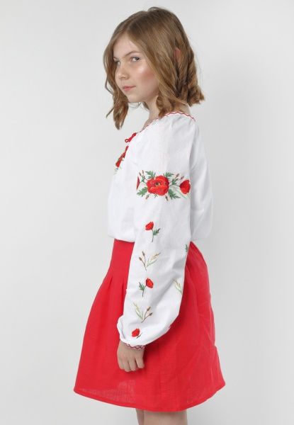 Вишиванка Гармонiя Маки р.158 червоний 