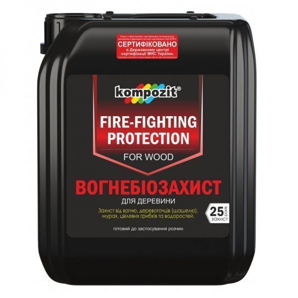 Огнебиозащита Kompozit не создает пленку 20 л