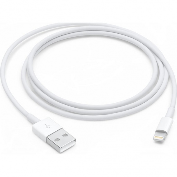 Дата-кабель AvaTech Lightning USB 2.0 1 м white 
