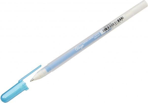 Ручка гелевая GLAZE 3D-ROLLER Синяя  SAKURA