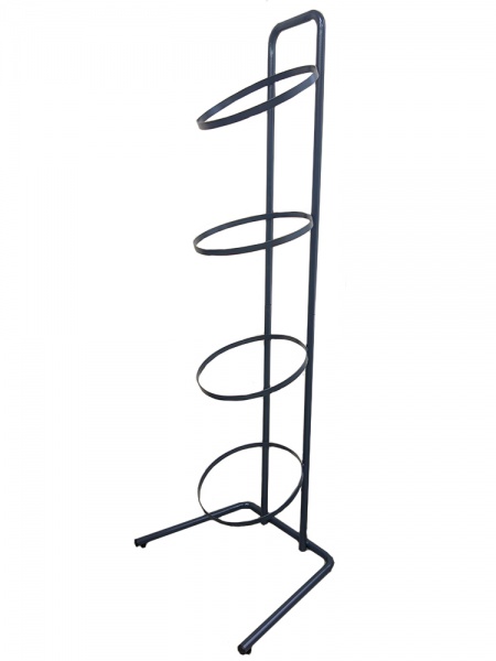 Стеллаж торговый под 4 корзины для продуктов