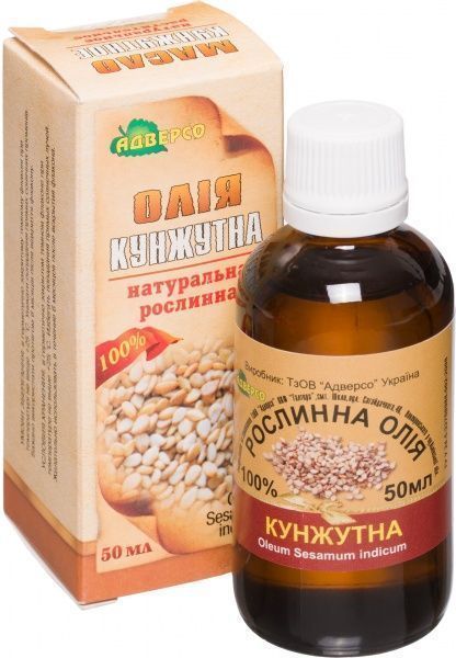 Натуральна олія Адверсо Кунжутовое 50 мл 